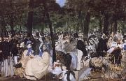 Edouard Manet Music in the Tuileries Garden Spain oil painting reproduction